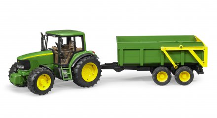 Bruder John Deere m/henger