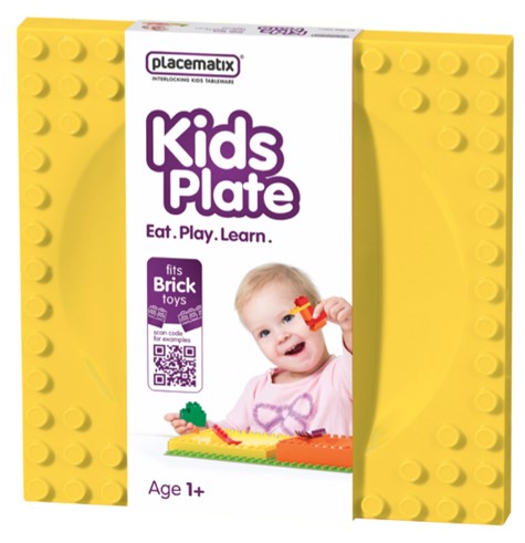 Placematix Tallerken Kids Gul