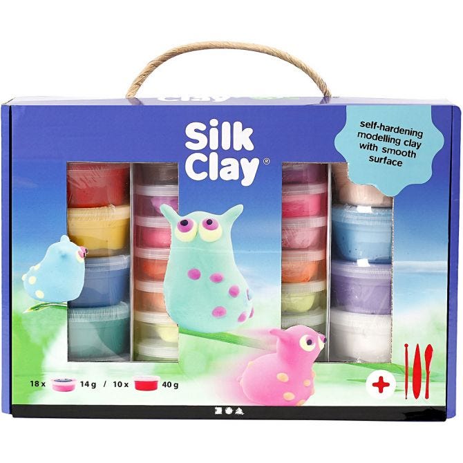 Silk Clay i gaveeske (lilla)