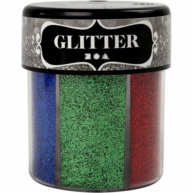 Glitter 6x13g ass farger