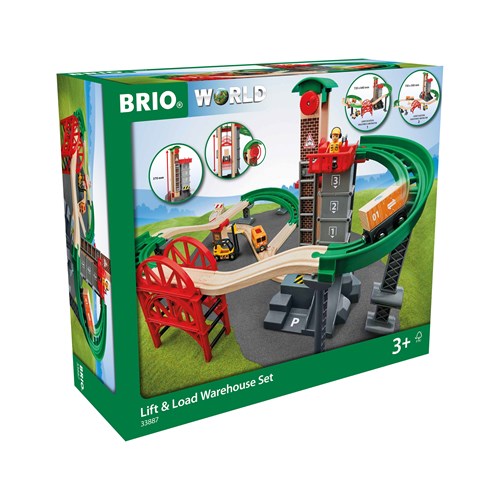 BRIO® Togbane med heis