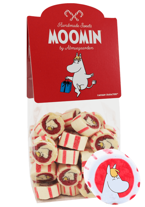 Moomin - Snorkfrøken drops jordbær 130g