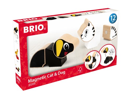 BRIO®Magnetisk dachshund og kat
