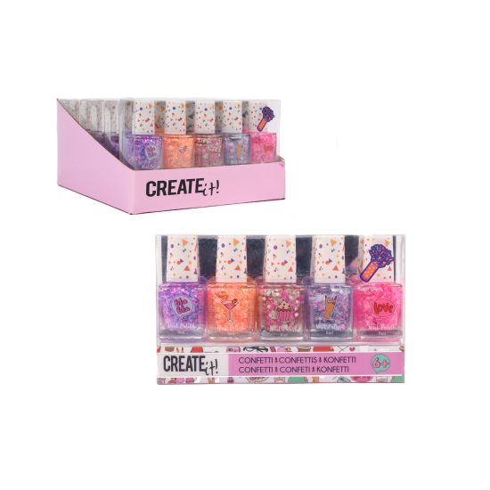 Create it! Nail polish confetti 5pk