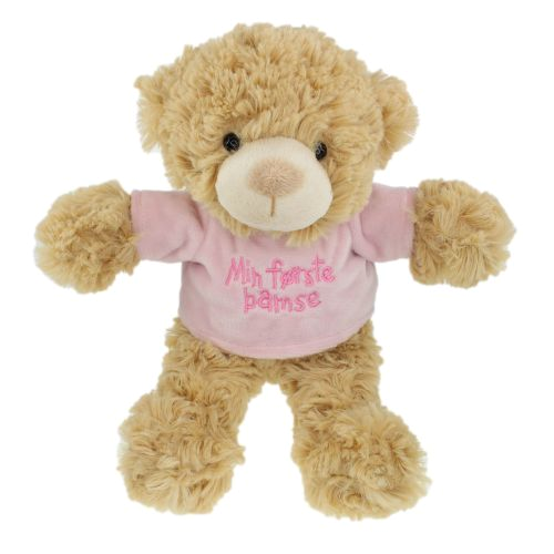 Tinka baby Bamse 25cm rosa t-skjorte min første ba