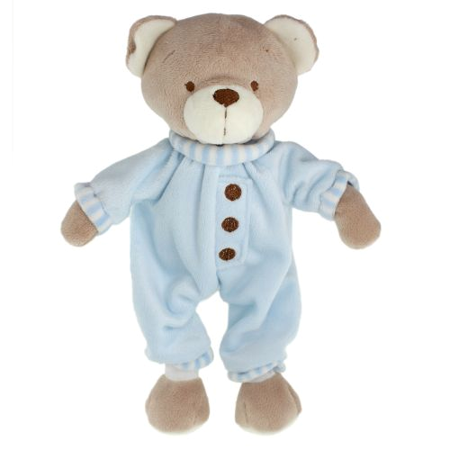 Tinka baby Bamse 25cm m/pysj blå 