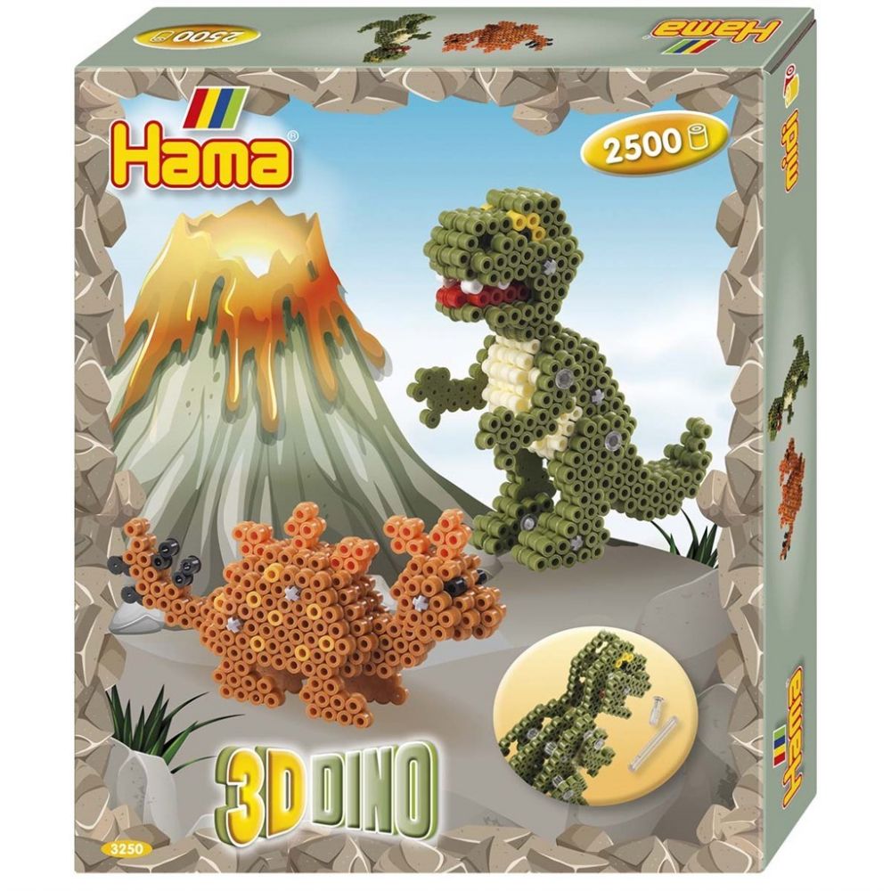Hama midi gift box 3D Dino 2500pcs