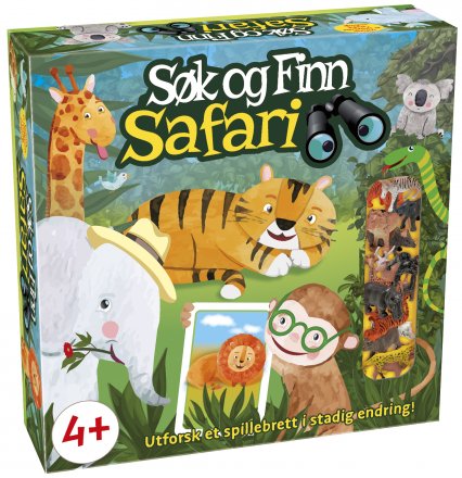 Søk og finn Safari spill