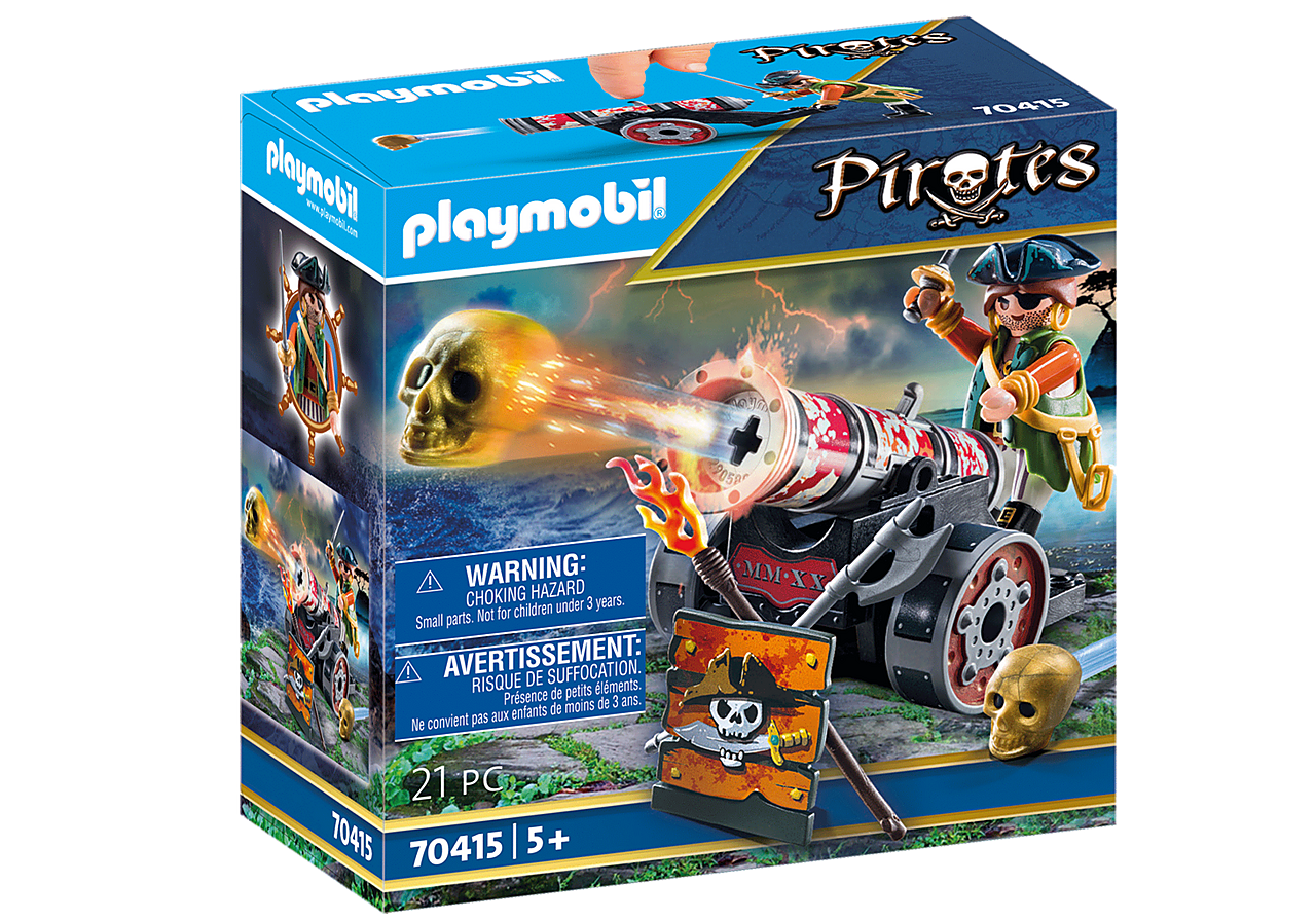 Playmobil Pirat med kanon