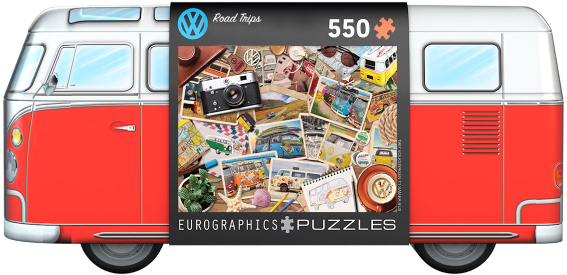 Volkswagen Bus Road Trips Puzzle Tin 550 biter