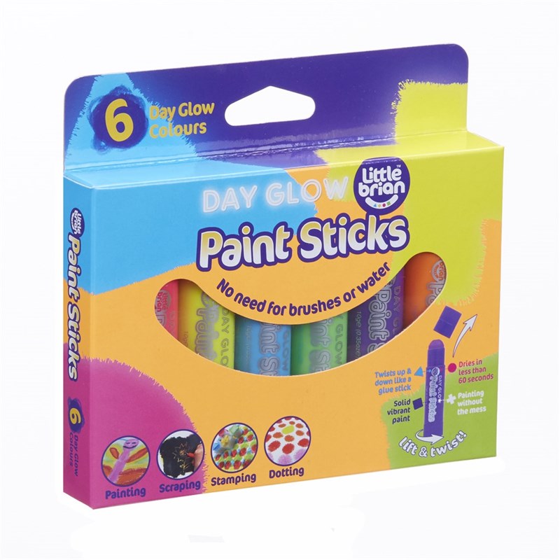 Paint stick - glow 6stk