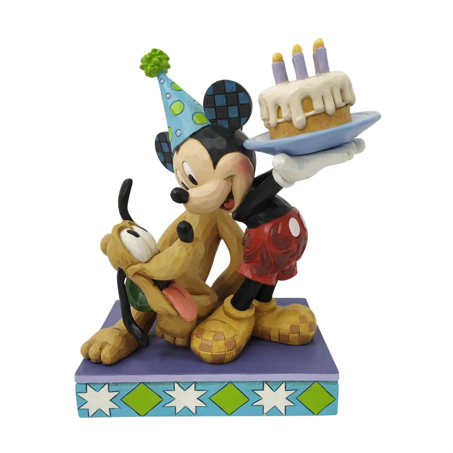 Pluto & Mickey Birthday Figur