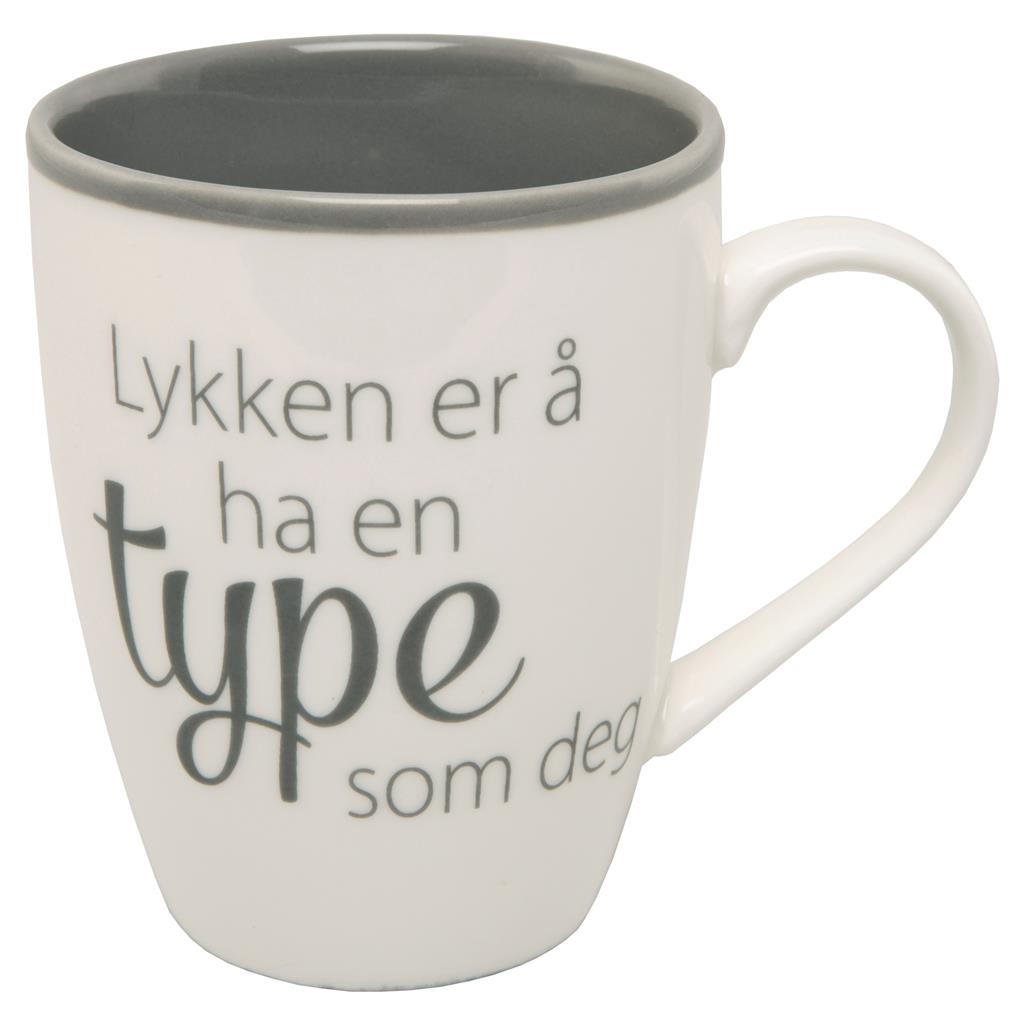 Krus Lykken er å ha en type som deg