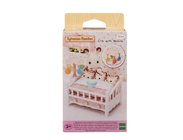 Sylvanian Crib with mobile