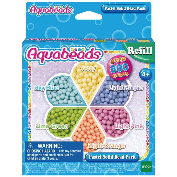 Aquabeads Pastel Solid Bead Pack