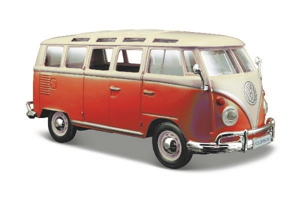 Volkswagen Van Samba 1:24 White/Red