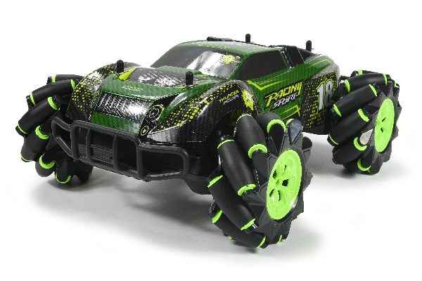 Stunt Car R/C 1:16 2,4GHz light/music green