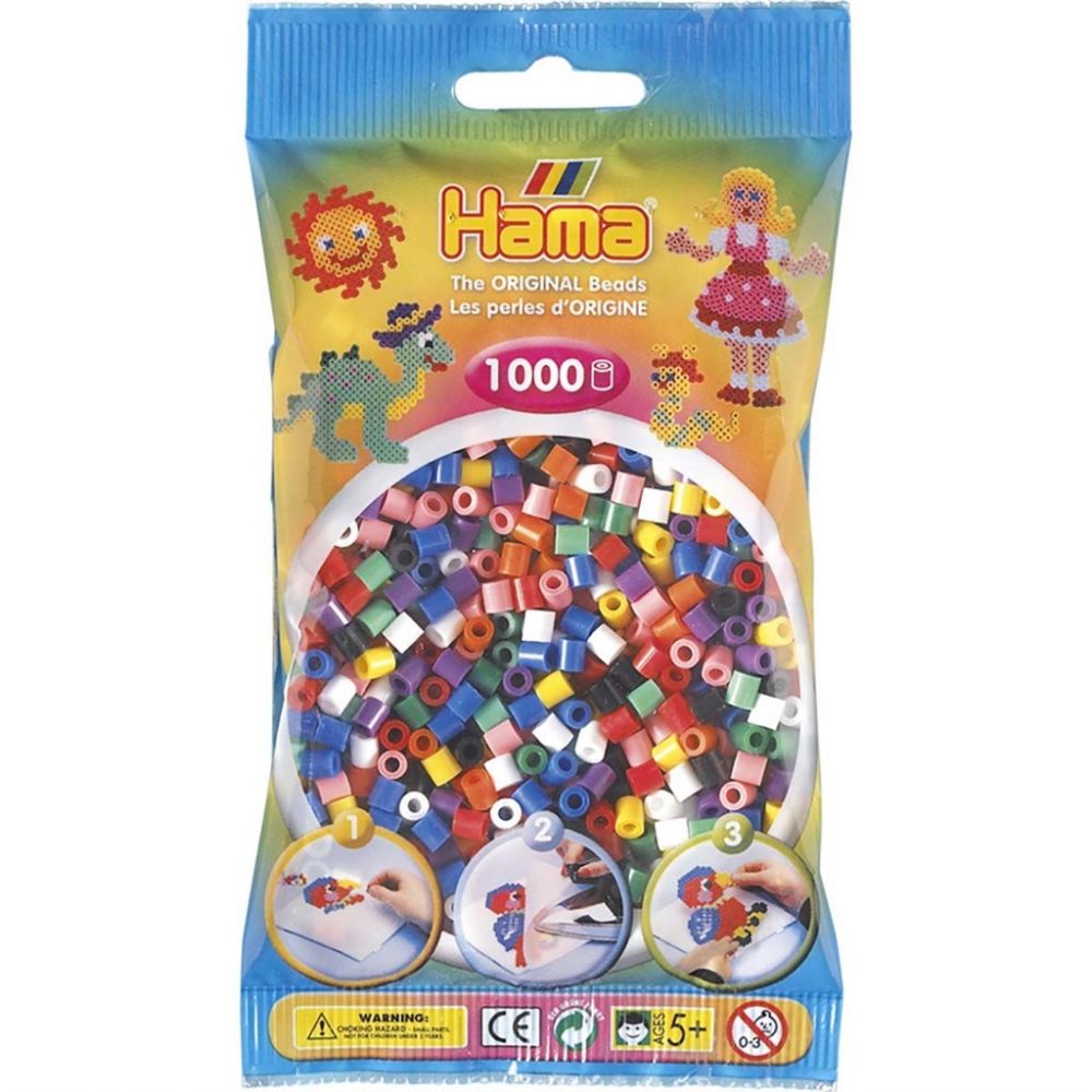 Hama Midi Beads 1000 pcs Mix 00