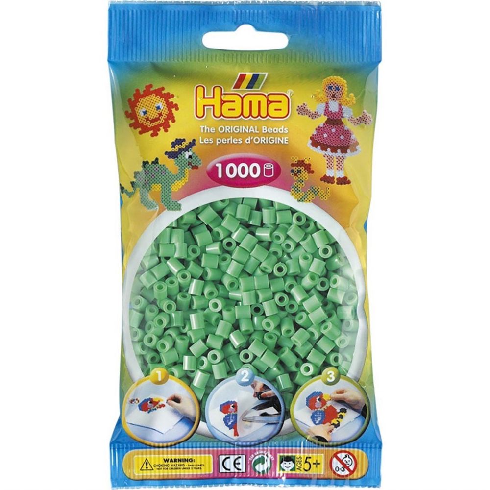 Hama Midi Beads 1000 pcs Light green