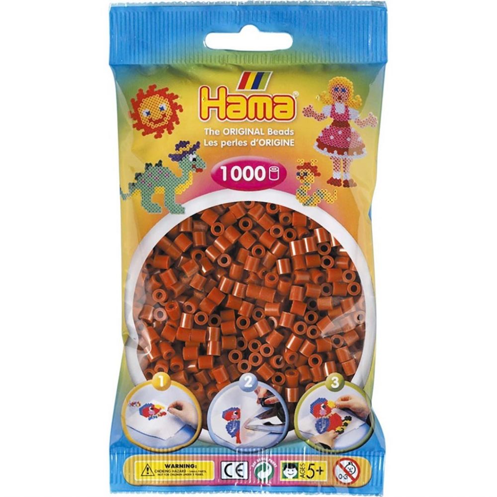 Hama Midi Beads 1000 pcs Reddish brown