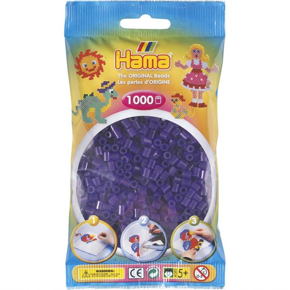 Hama Midi Beads 1000 pcs Tr purple