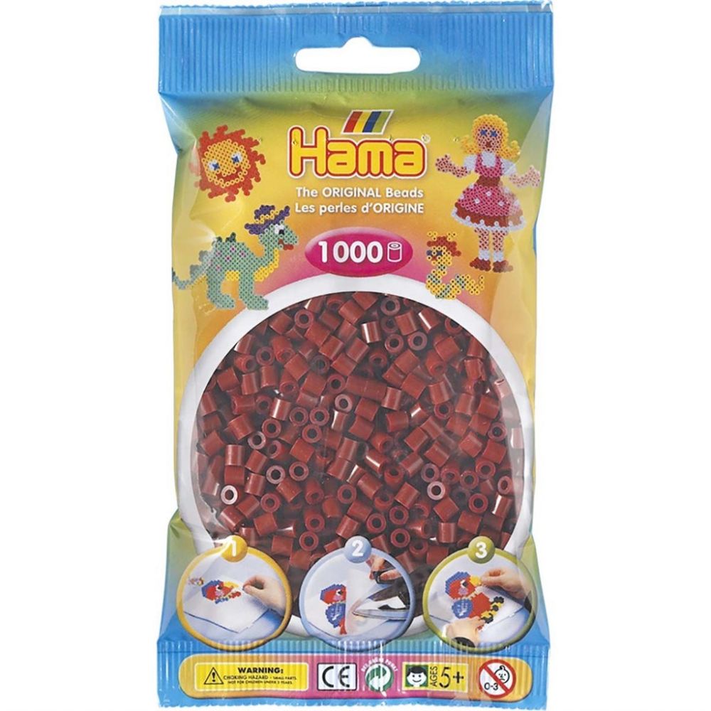 Hama Midi Beads 1000 pcs Burgundy