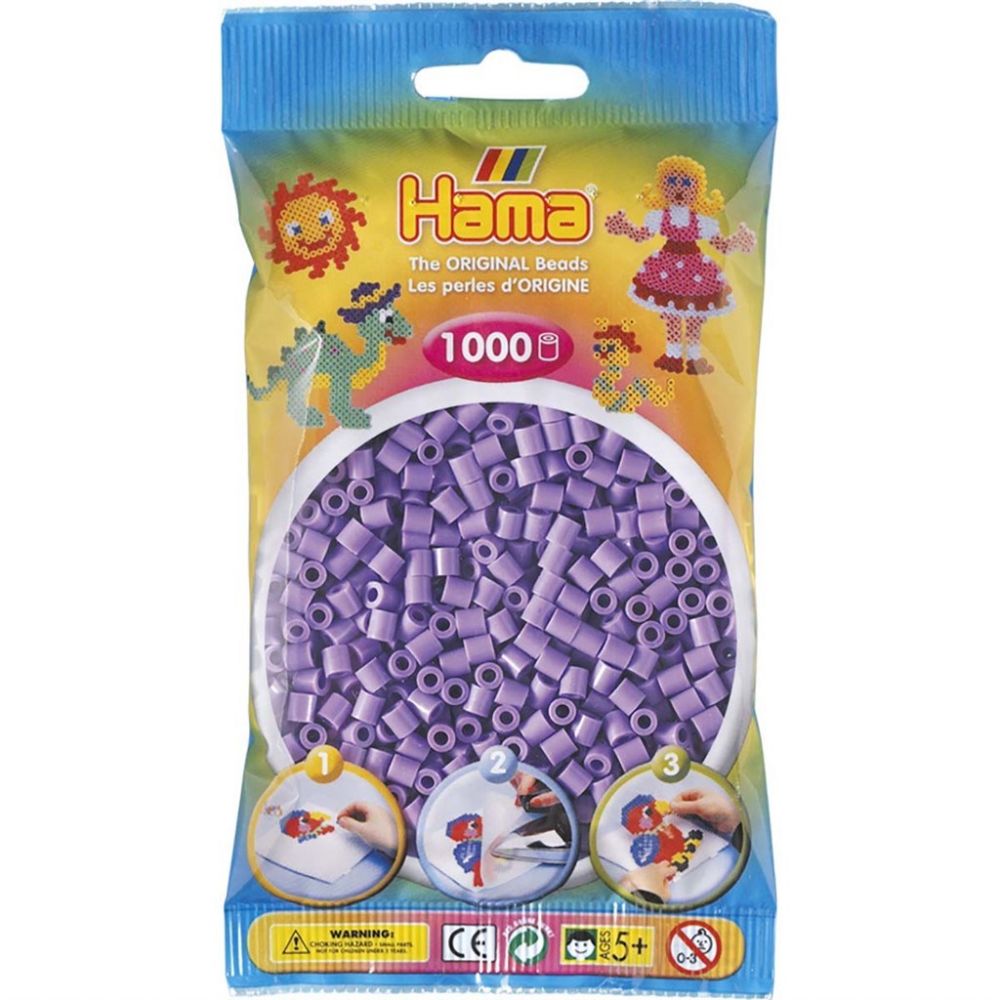 Hama Midi Beads 1000 pcs Pastel purple