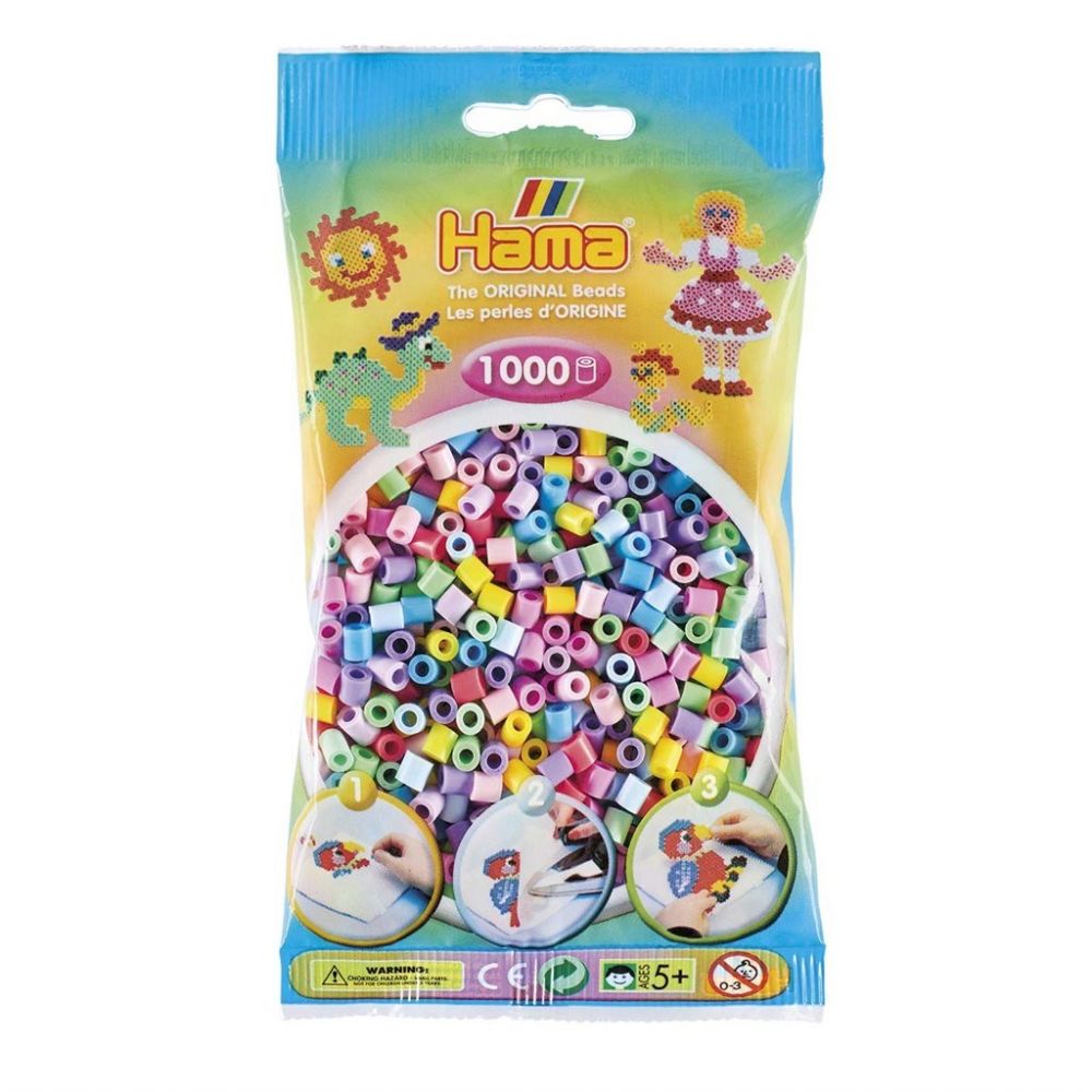 Hama Midi Beads 1000 pcs Mix 50