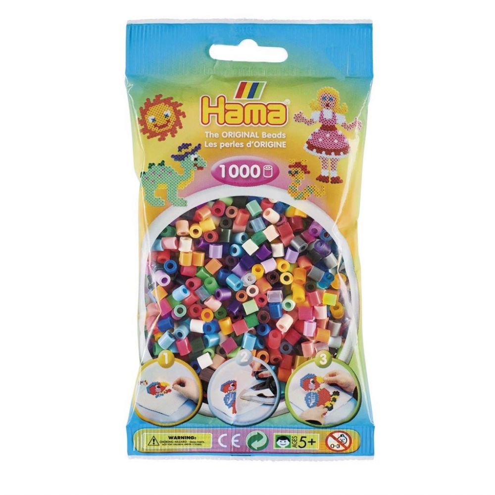 Hama Midi Beads 1000 pcs Mix 68