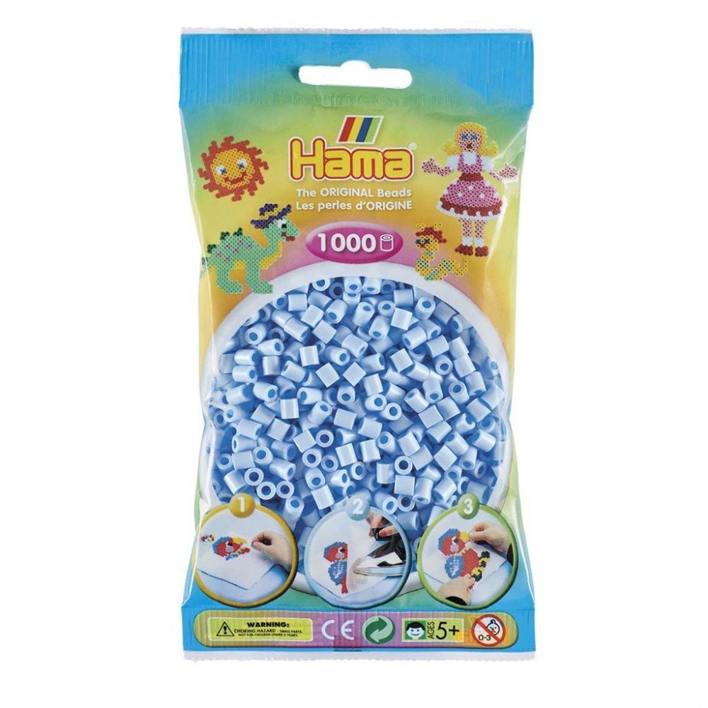 Hama Midi Beads 1000 pcs Pastel Ice blue