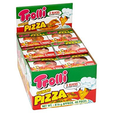 Efrutti wrapped gummi pizza 16g