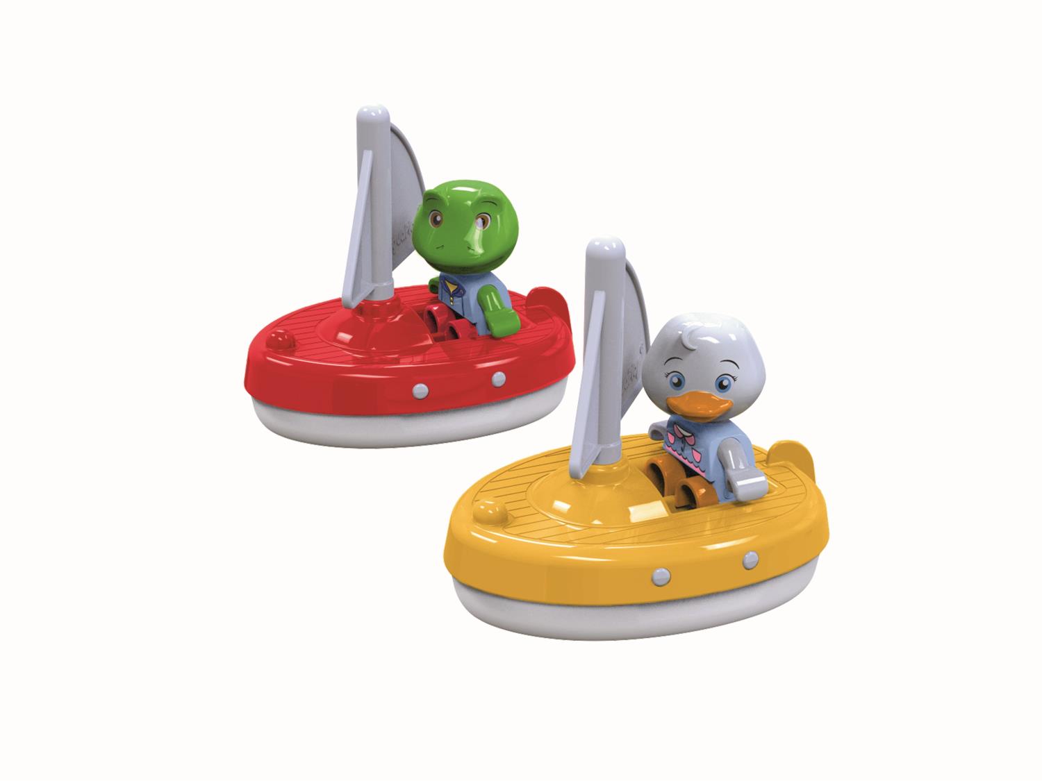 Aquaplay figursett - 2 seilbåter med figurer 