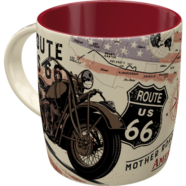 Route 66 Krus Bike map