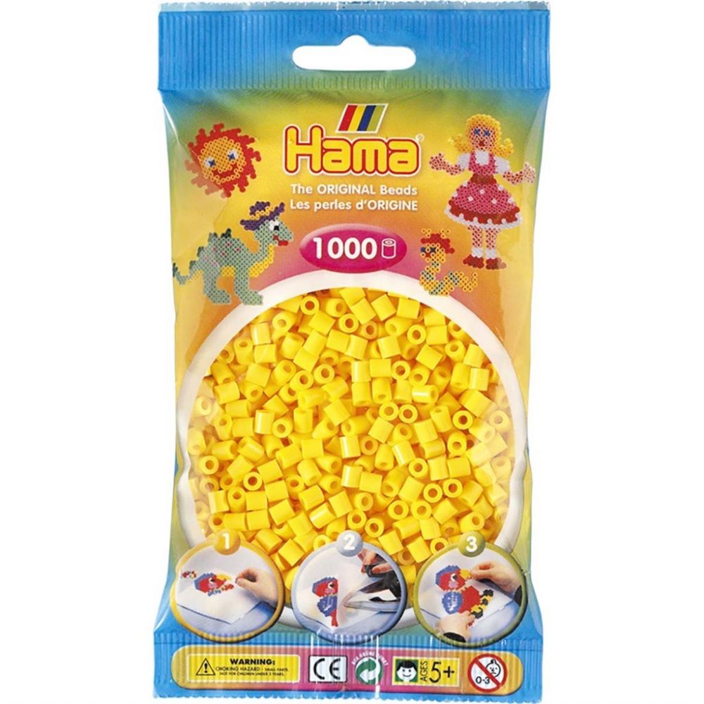 Hama Midi Beads 1000 pcs Yellow