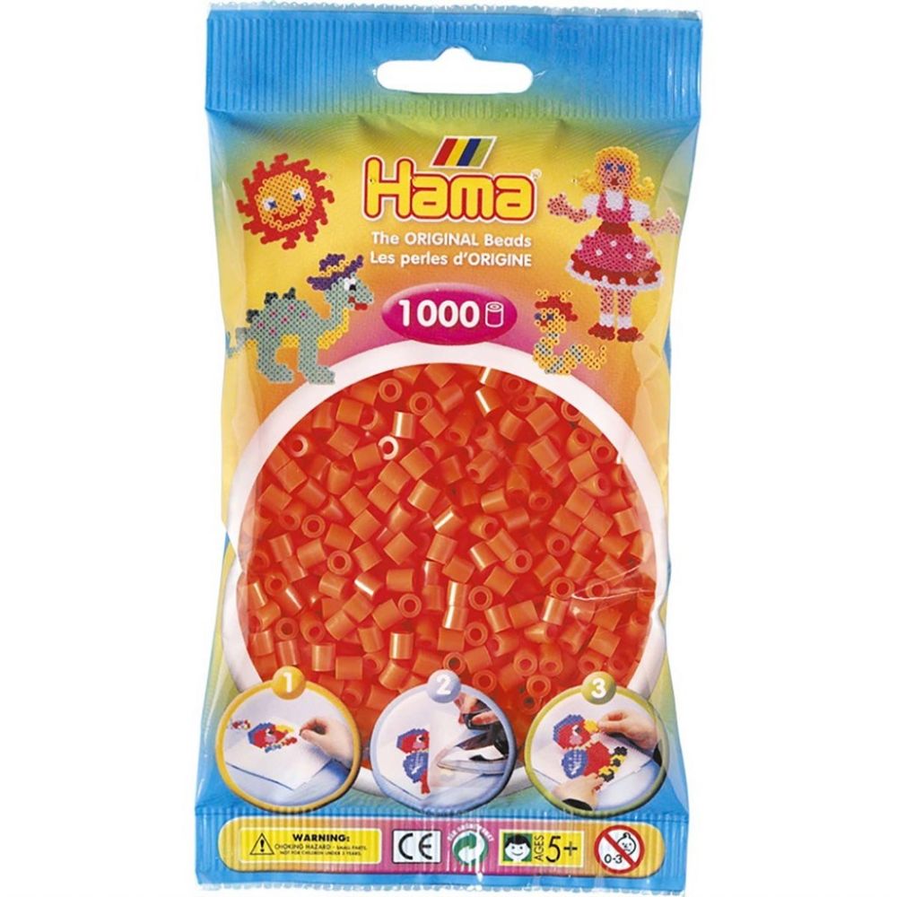 Hama Midi Beads 1000 pcs Orange