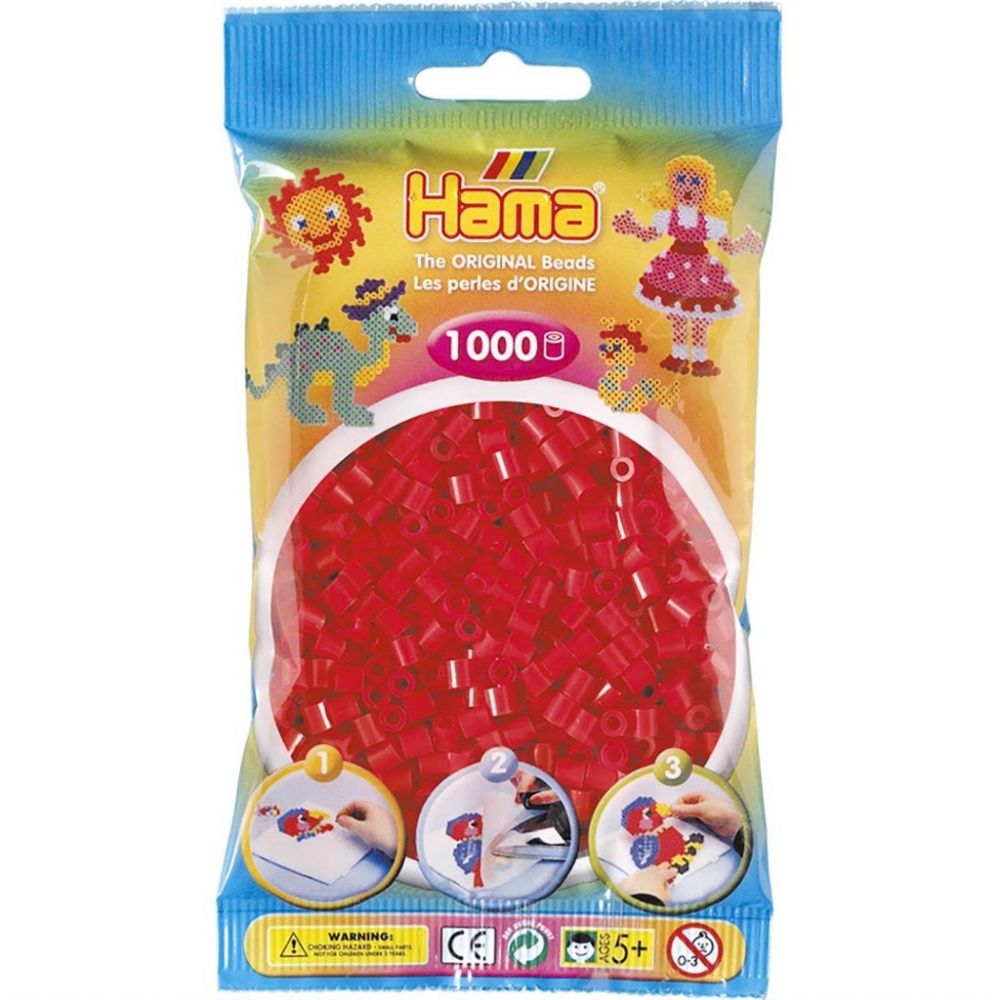 Hama Midi Beads 1000 pcs Red