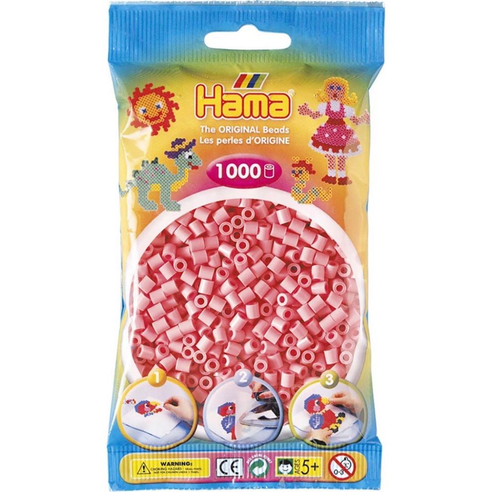 Hama Midi Beads 1000 pcs Pink